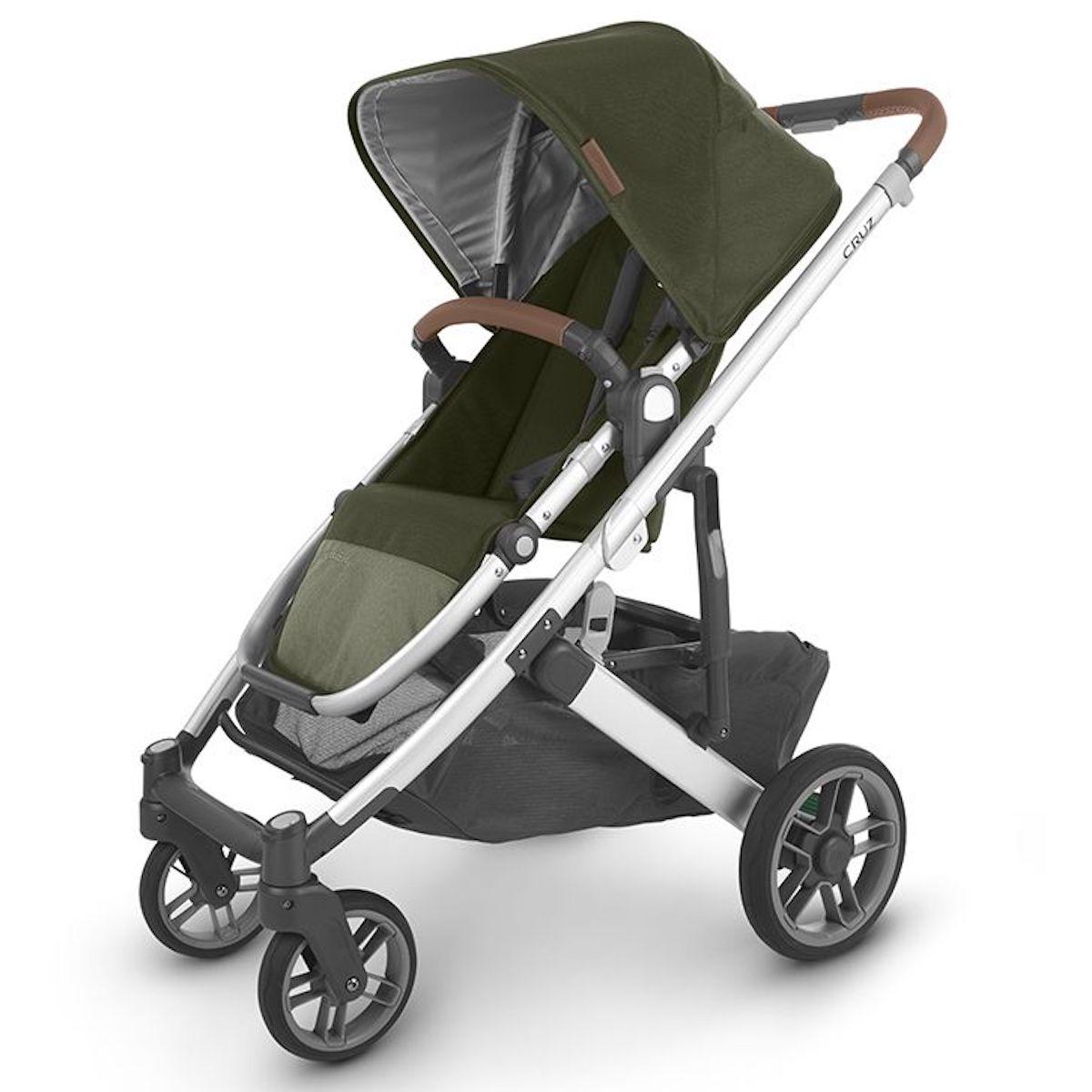 Poussette CRUZ V2 Uppababy Hazel olive-silver-saddle leather