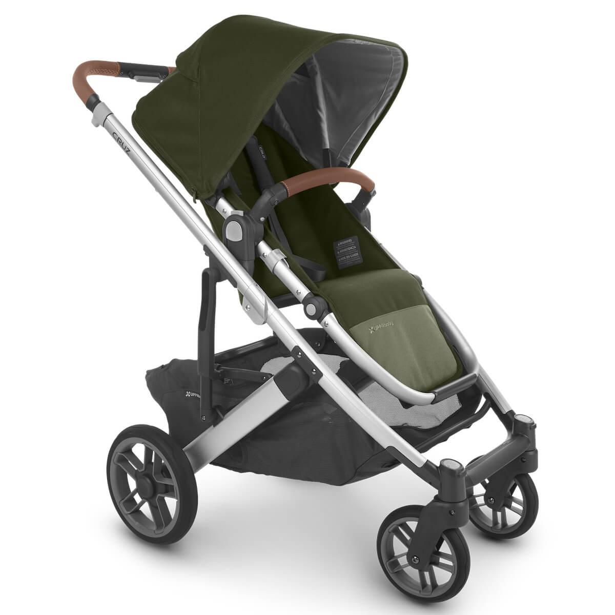 Poussette CRUZ V2 Uppababy Hazel olive-silver-saddle leather