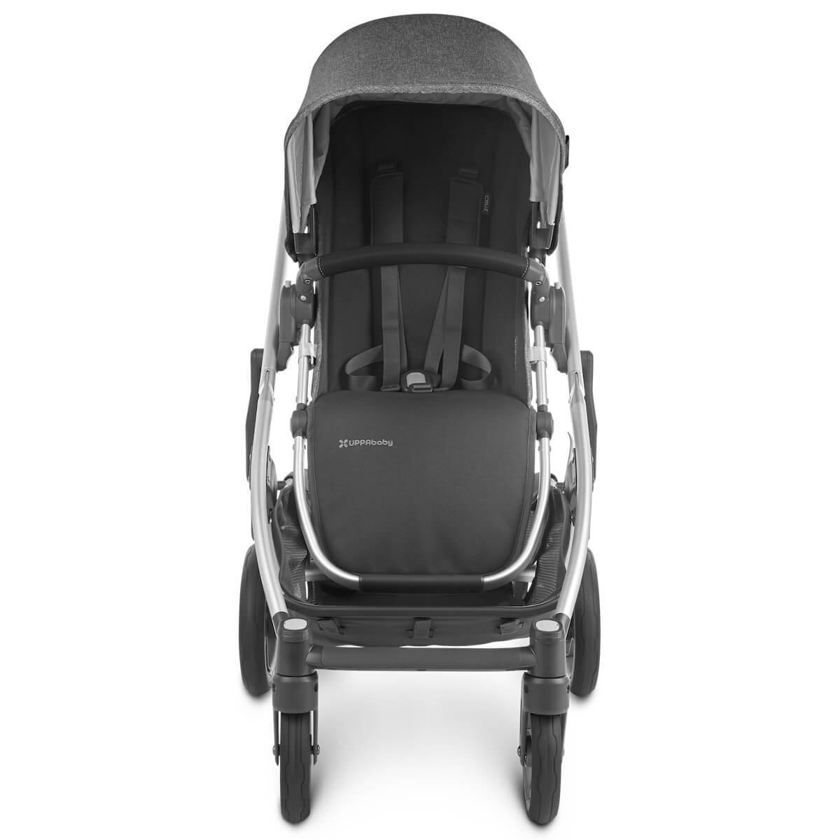 Poussette CRUZ V2 Uppababy Jordan antraciet melée-silver-saddle leather