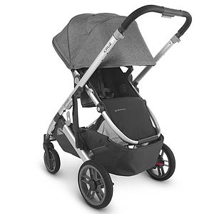 Poussette CRUZ V2 Uppababy Jordan antraciet melée-silver-saddle leather