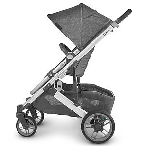 Poussette CRUZ V2 Uppababy Jordan antraciet melée-silver-saddle leather