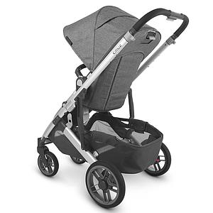 Poussette CRUZ V2 Uppababy Jordan antraciet melée-silver-saddle leather