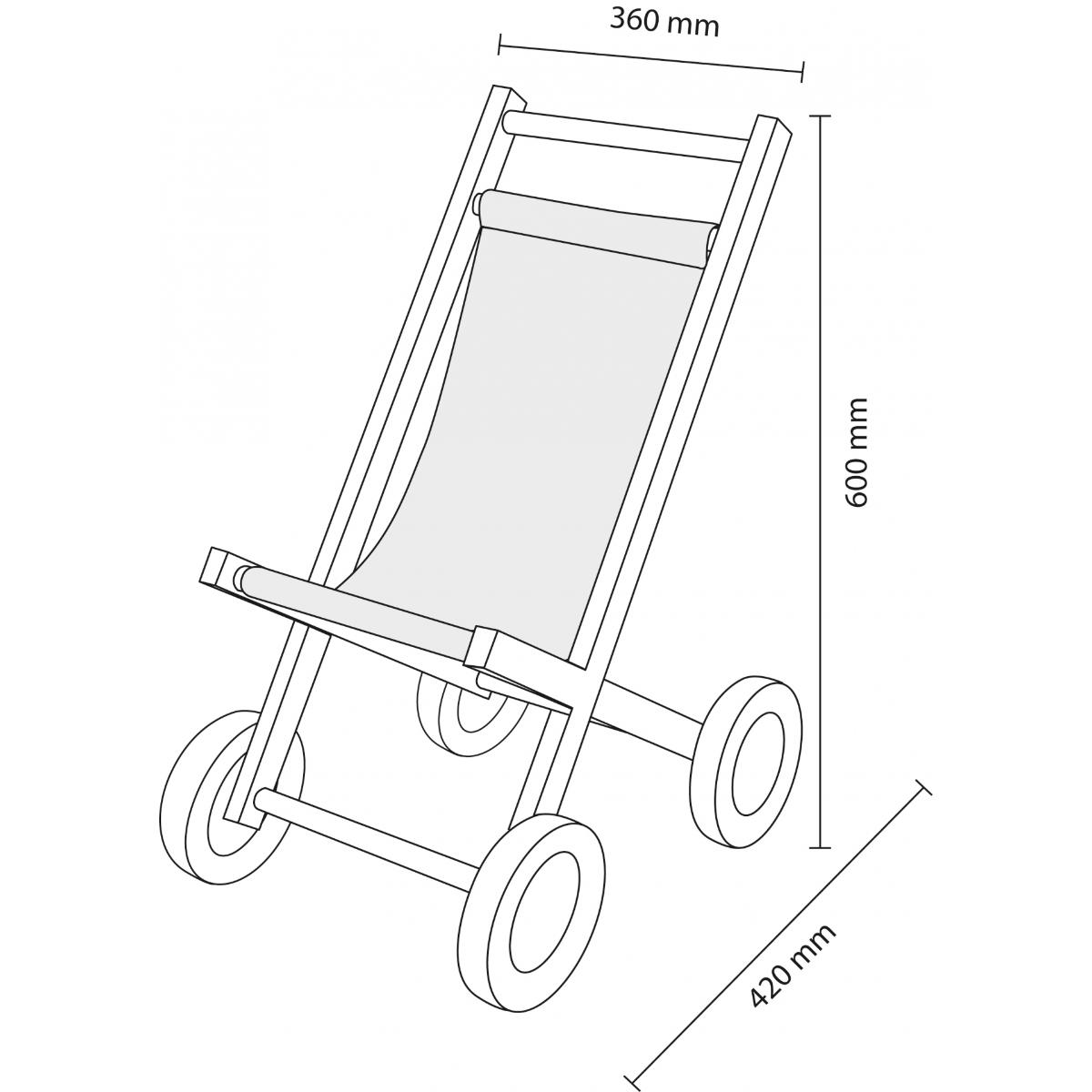 Poussette en bois Buggy Beleduc