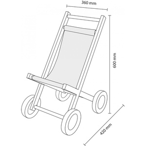 Poussette en bois Buggy Beleduc