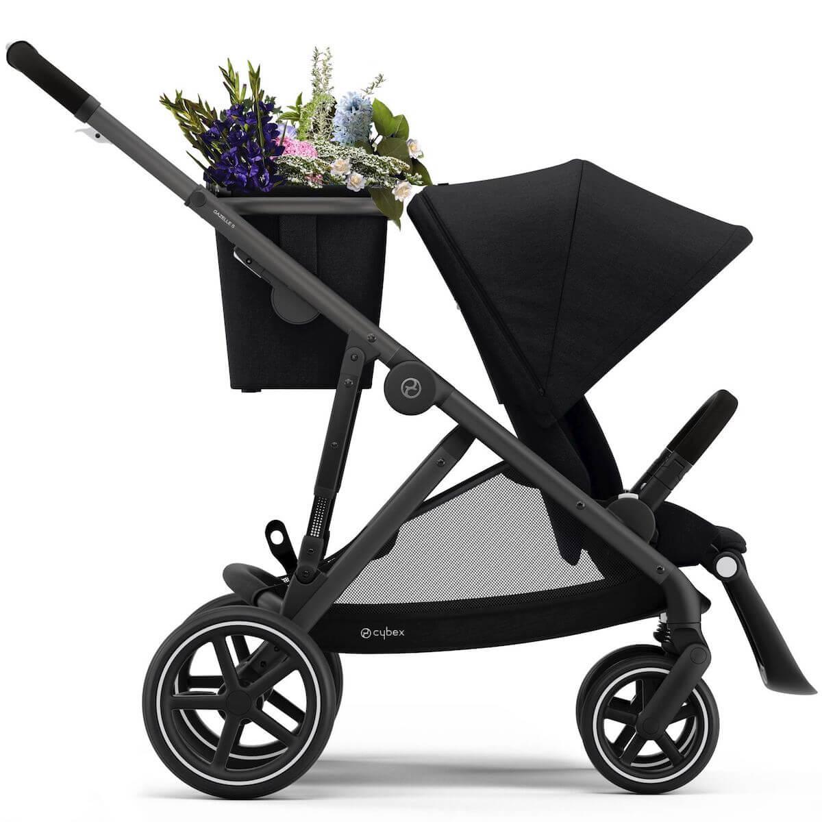 Poussette GAZELLE S BLK Cybex deep black-black