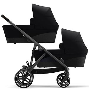 Poussette GAZELLE S BLK Cybex deep black-black
