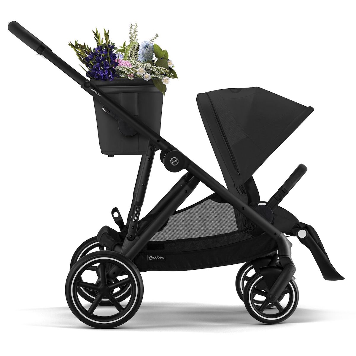 Poussette GAZELLE S BLK Cybex Moon Black