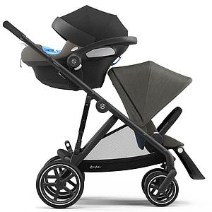 Poussette GAZELLE S BLK Cybex Soho grey-mid grey