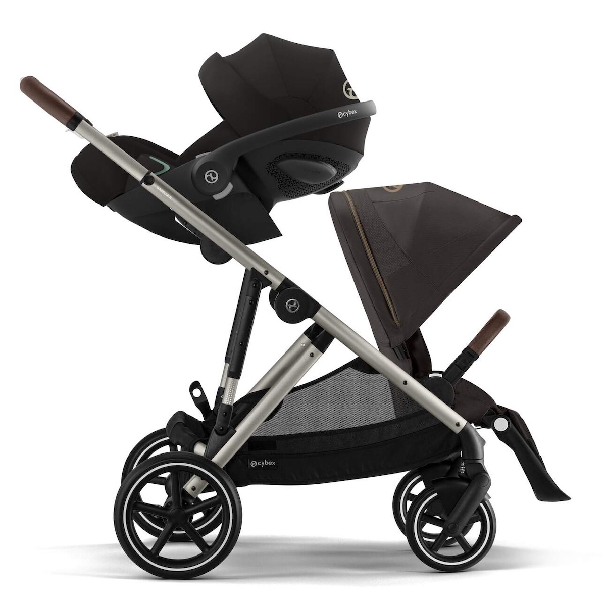 Poussette GAZELLE S Cybex Taupe Chocolate brown