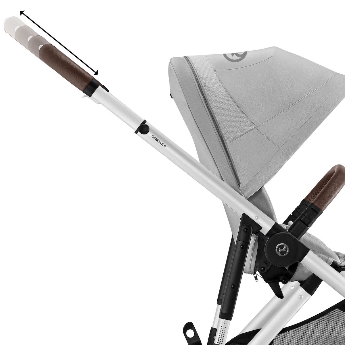 Poussette GAZELLE S SLV Cybex Lava Grey