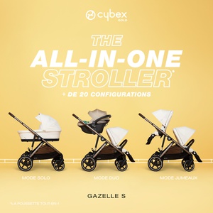 Poussette GAZELLE S SLV Cybex Ocean Blue
