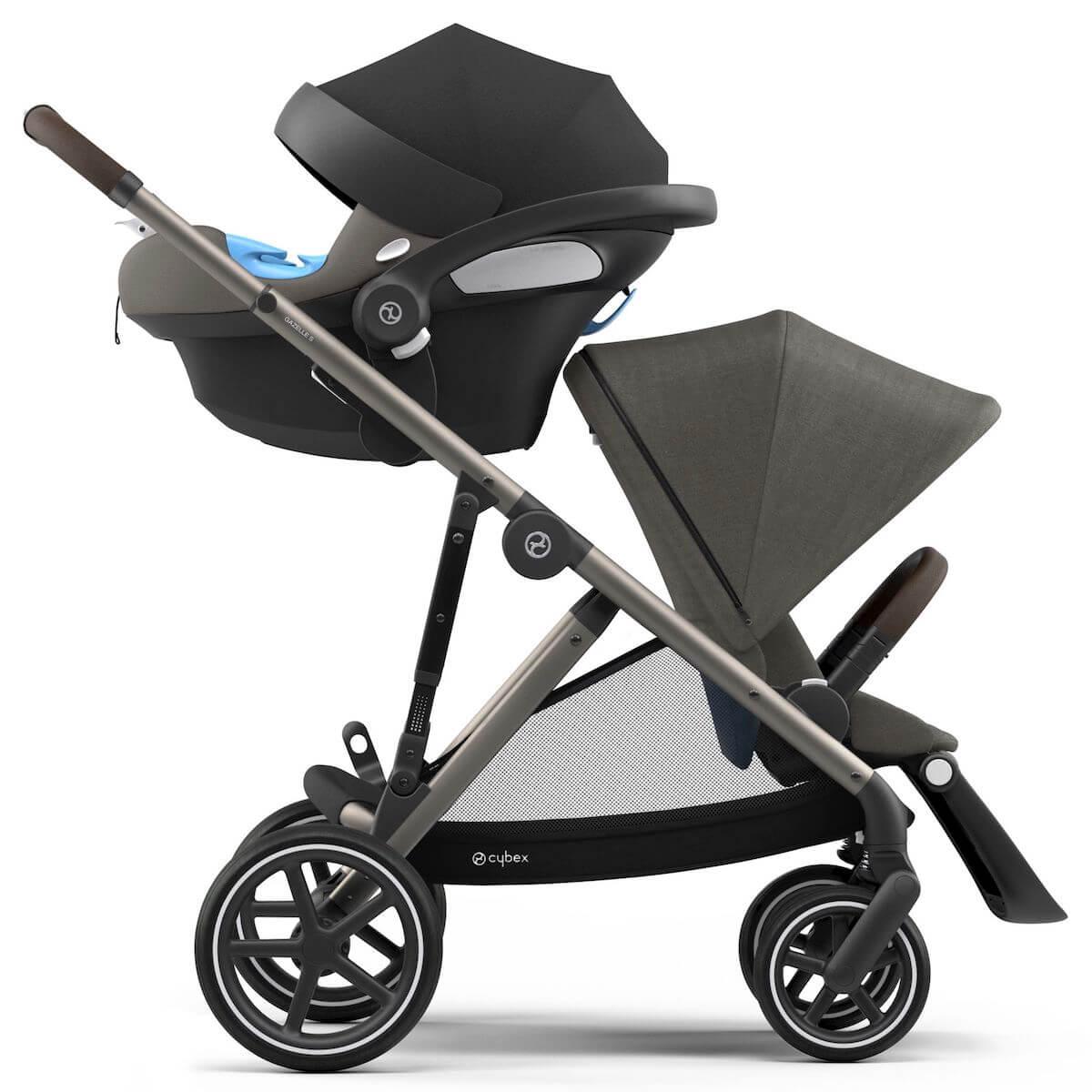 Poussette GAZELLE S TPE Cybex Soho grey-mid grey