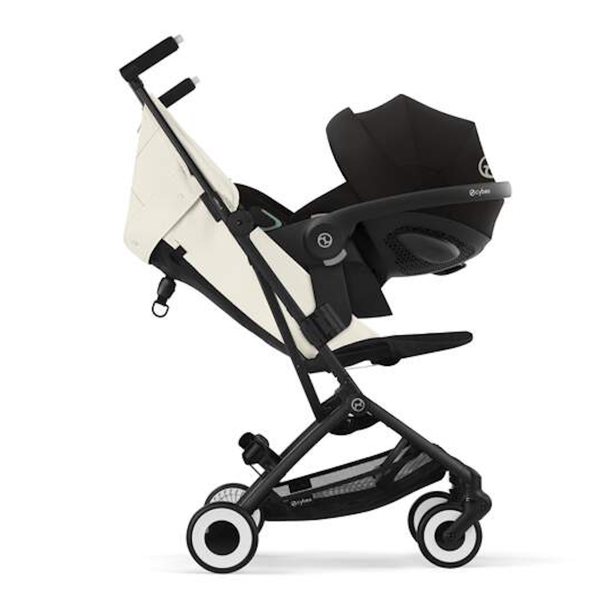 Poussette LIBELLE Cybex BLK Canvas White light beige