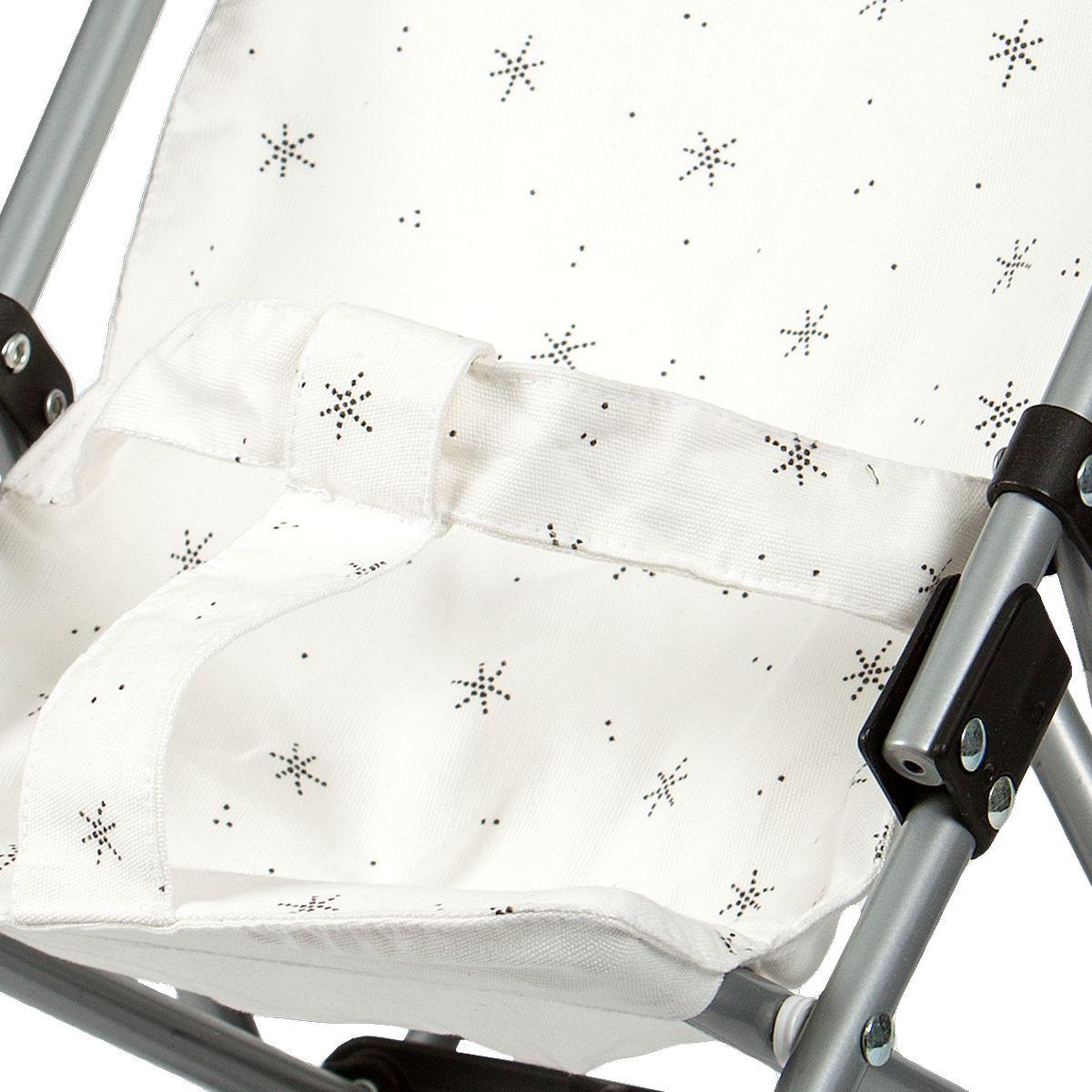 Poussette poupée STAR Barrutoys blanc