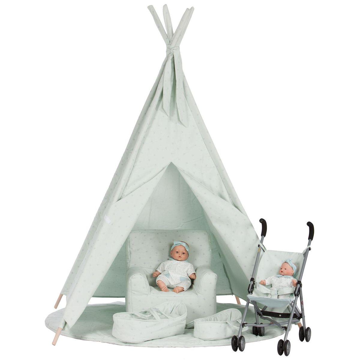 Poussette poupée STAR Barrutoys vert