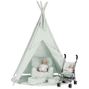 Poussette poupée STAR Barrutoys vert