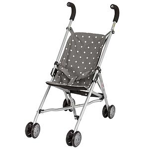 Poussette pour poupée STARS GRIS Barrutoys