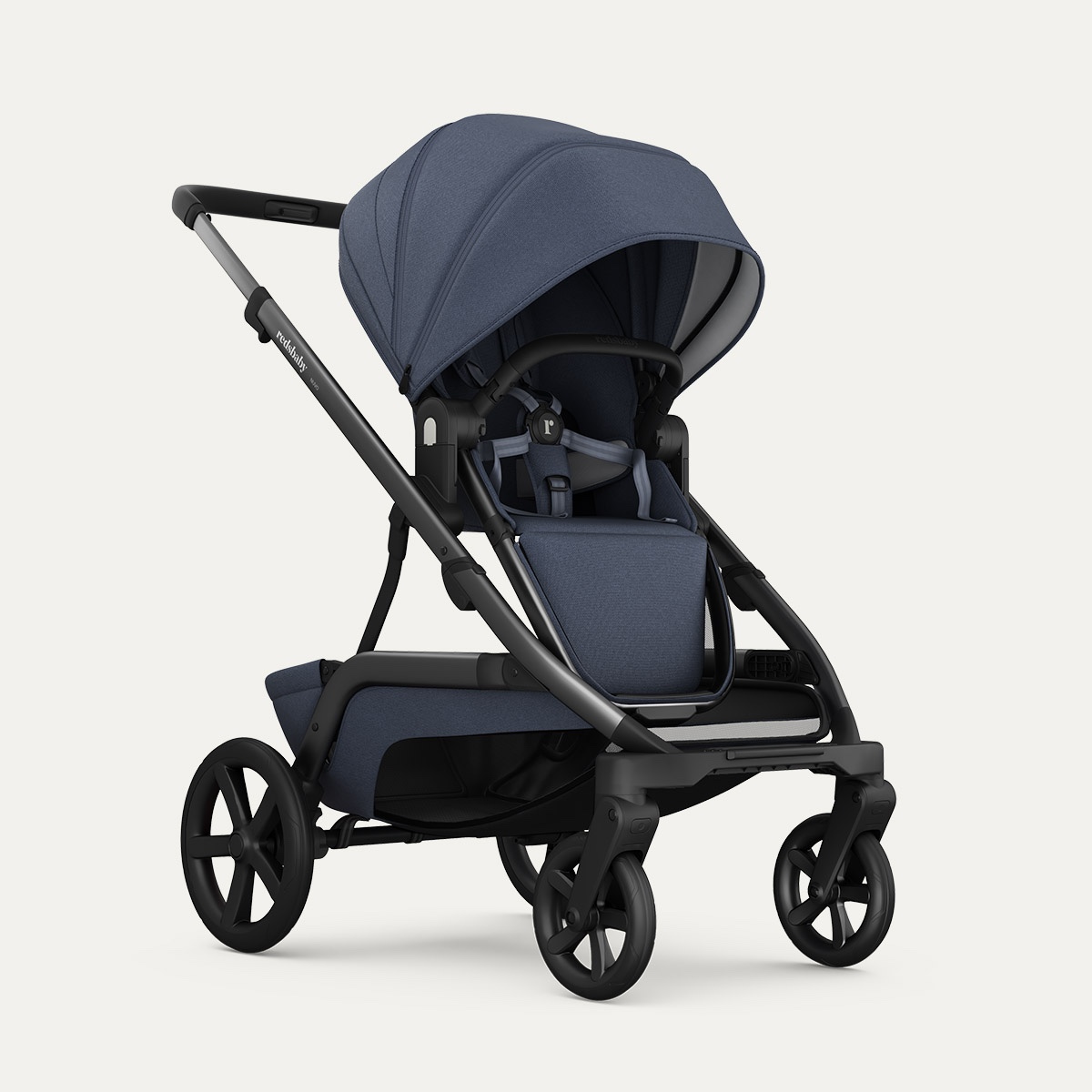 Poussette single NUVO Redsbaby blue slate gun metal