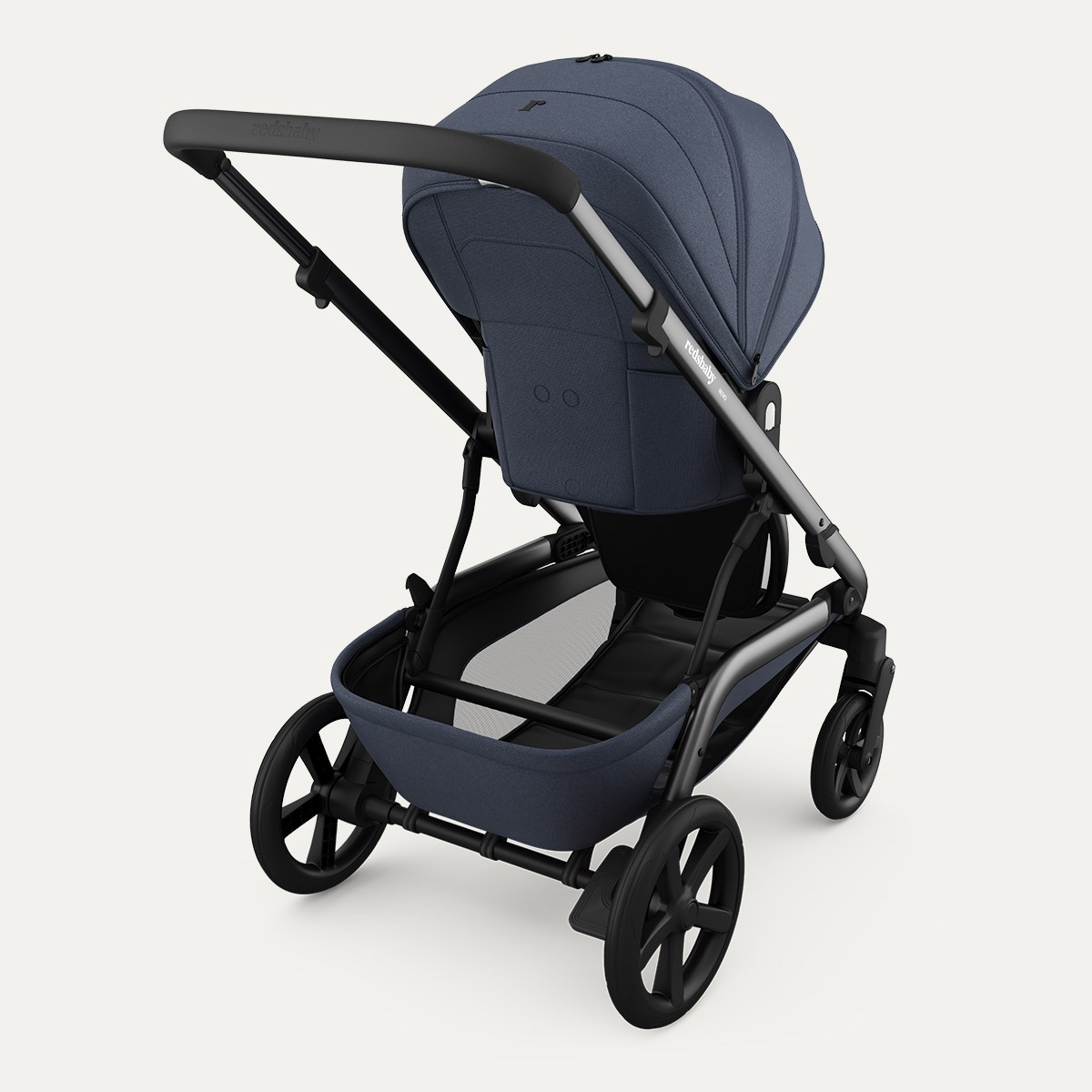Poussette single NUVO Redsbaby blue slate gun metal