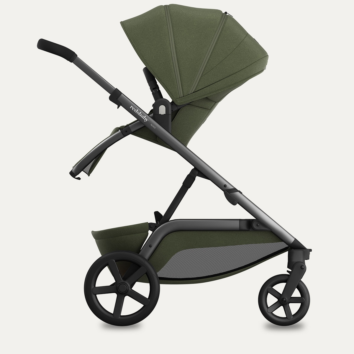Poussette single NUVO Redsbaby ivy gun metal
