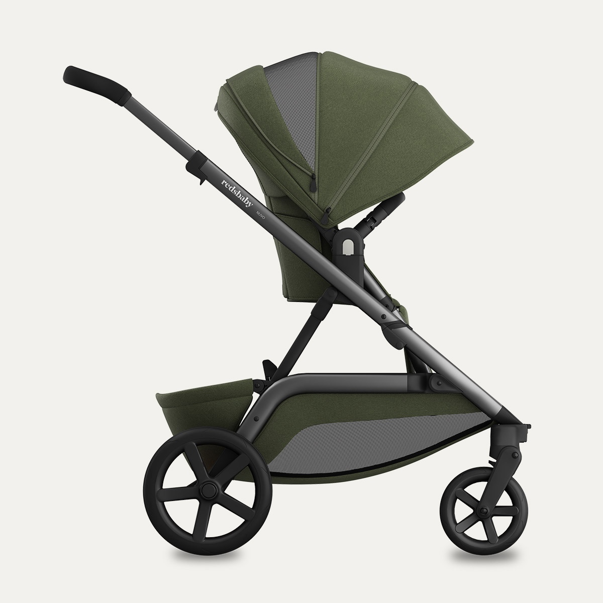 Poussette single NUVO Redsbaby ivy gun metal