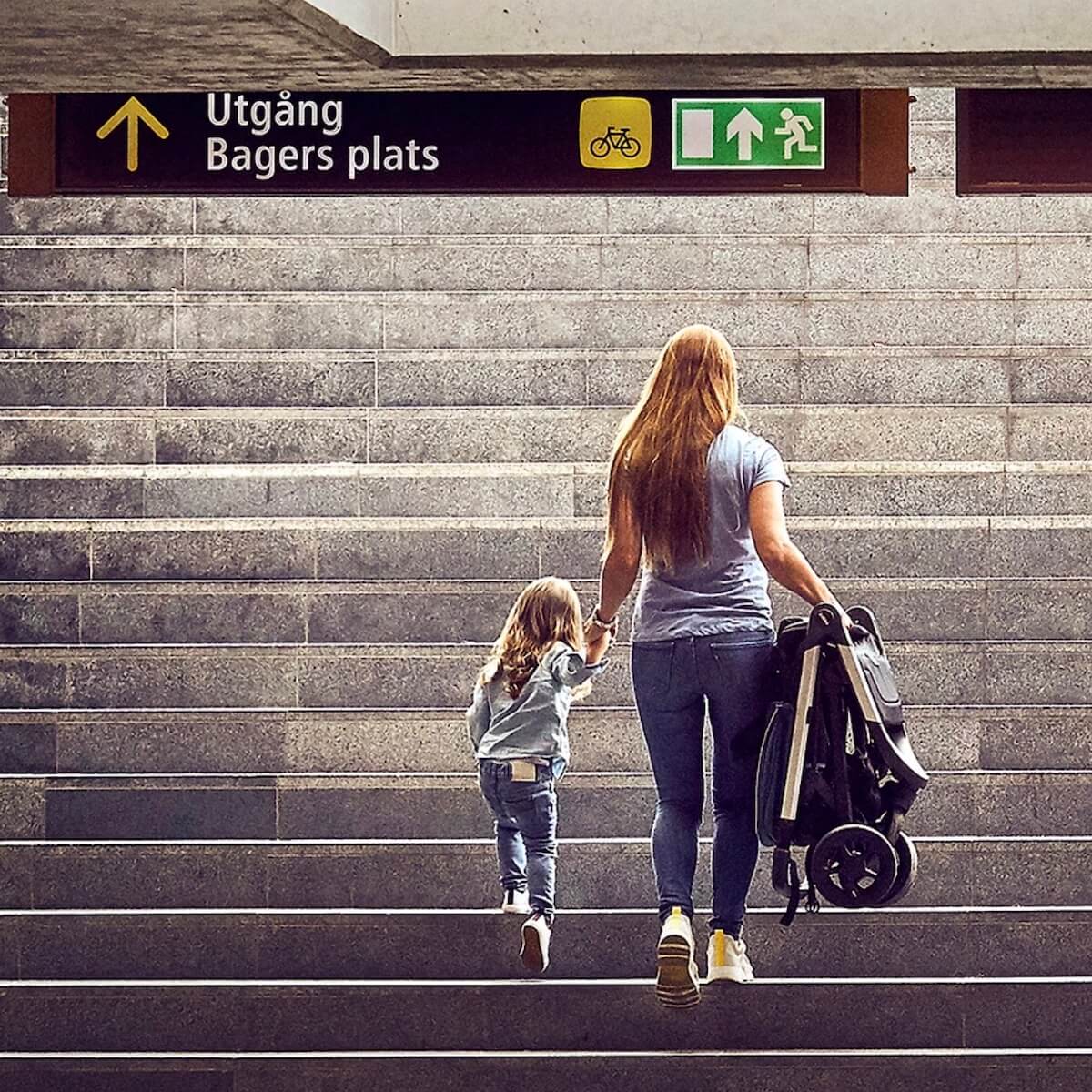 Poussette SPRING Thule Aluminum-Midnight Black