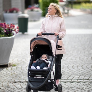 Poussette SPRING Thule Misty rose on black