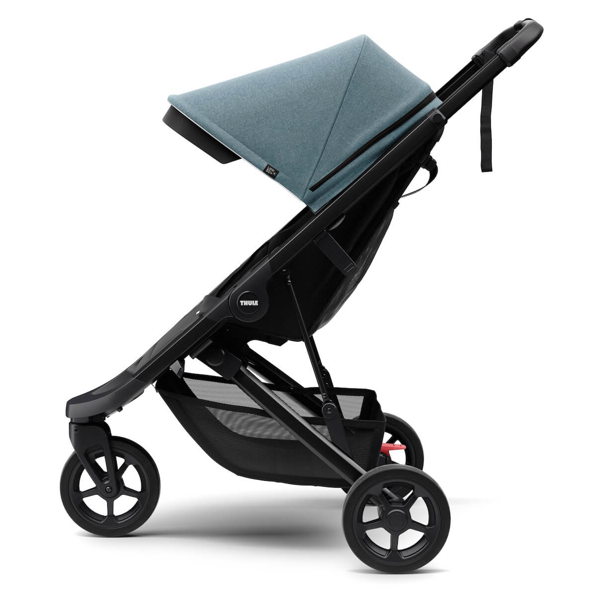 Poussette SPRING Thule teal melange on black