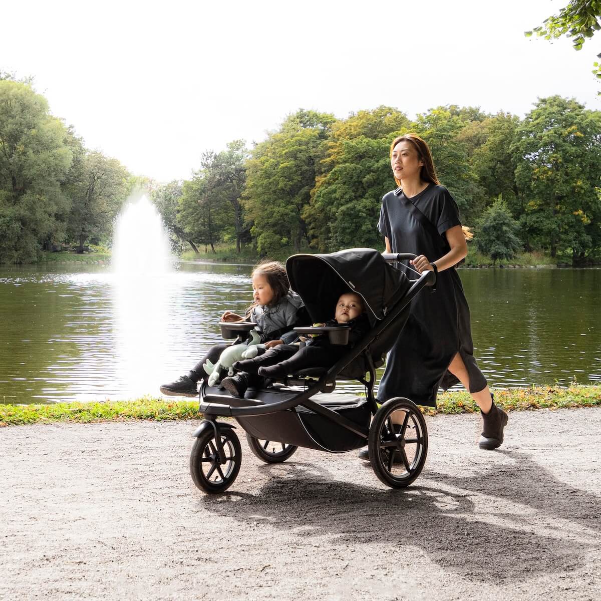 Poussette URBAN GLIDE 3 Double Thule black