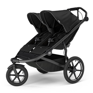 Poussette Urban Glide 3 Thule Double Black magnetic buckle