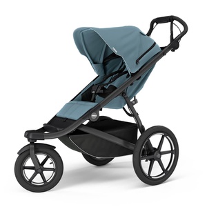 Poussette Urban Glide 3 Thule Mid Blue magnetic buckle