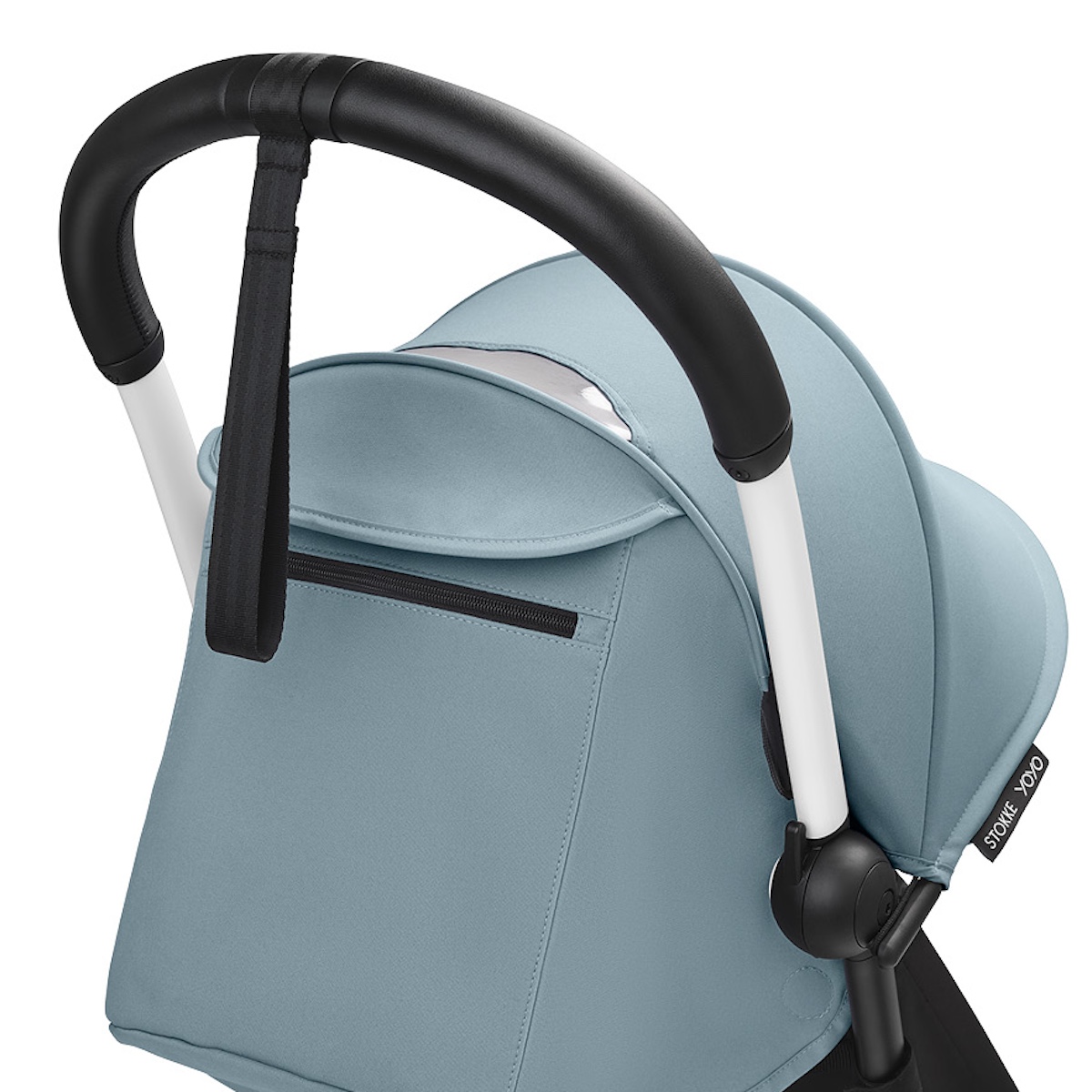 Poussette YOYO3 6+ Stokke blanc-aqua