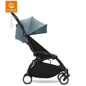 Poussette YOYO3 6+ Stokke blanc-aqua