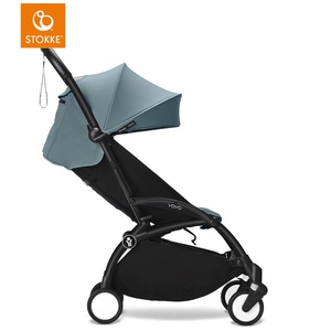 Poussette YOYO3 6+ Stokke blanc-aqua
