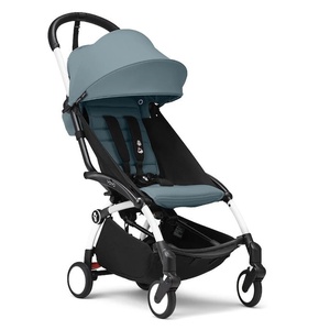 Poussette YOYO3 6+ Stokke blanc-aqua