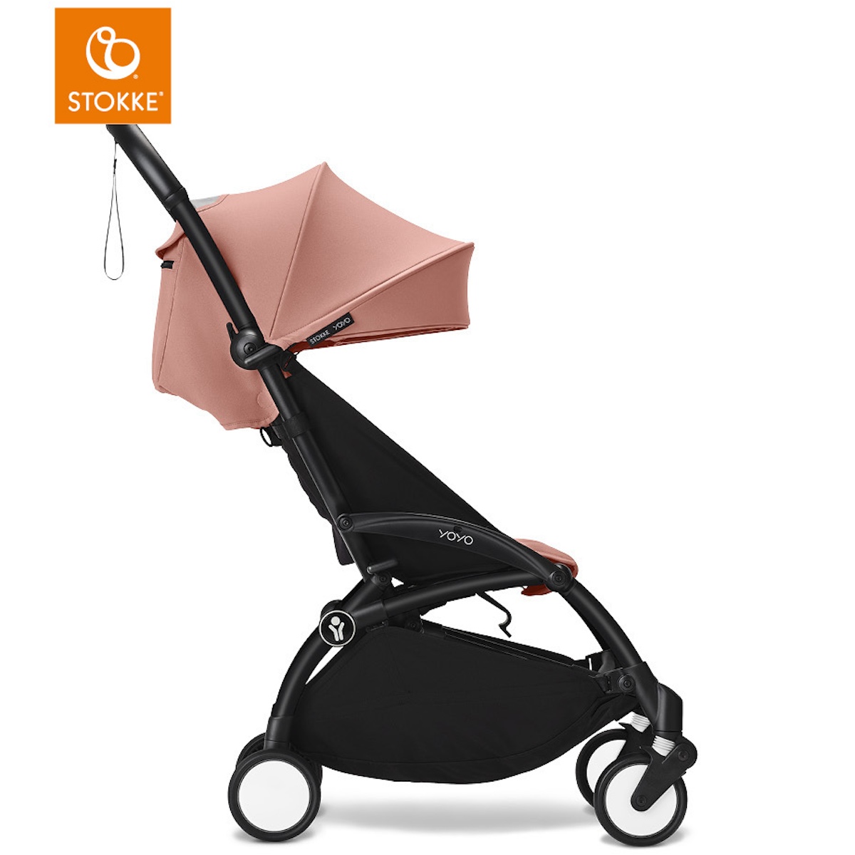 Poussette YOYO3 6+ Stokke noir-ginger