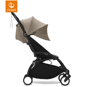 Poussette YOYO3 6+ Stokke noir-taupe