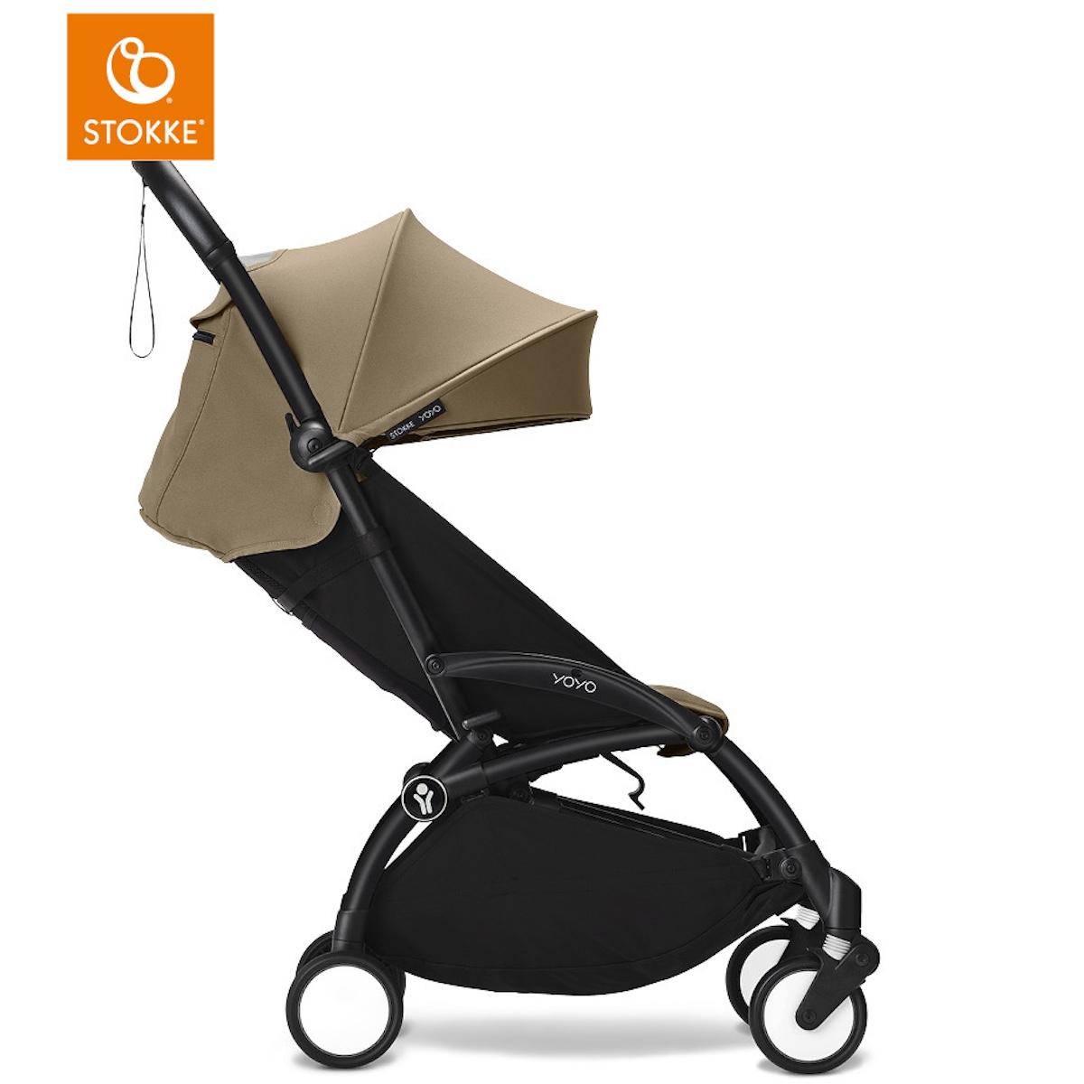 Poussette YOYO3 6+ Stokke noir-toffee