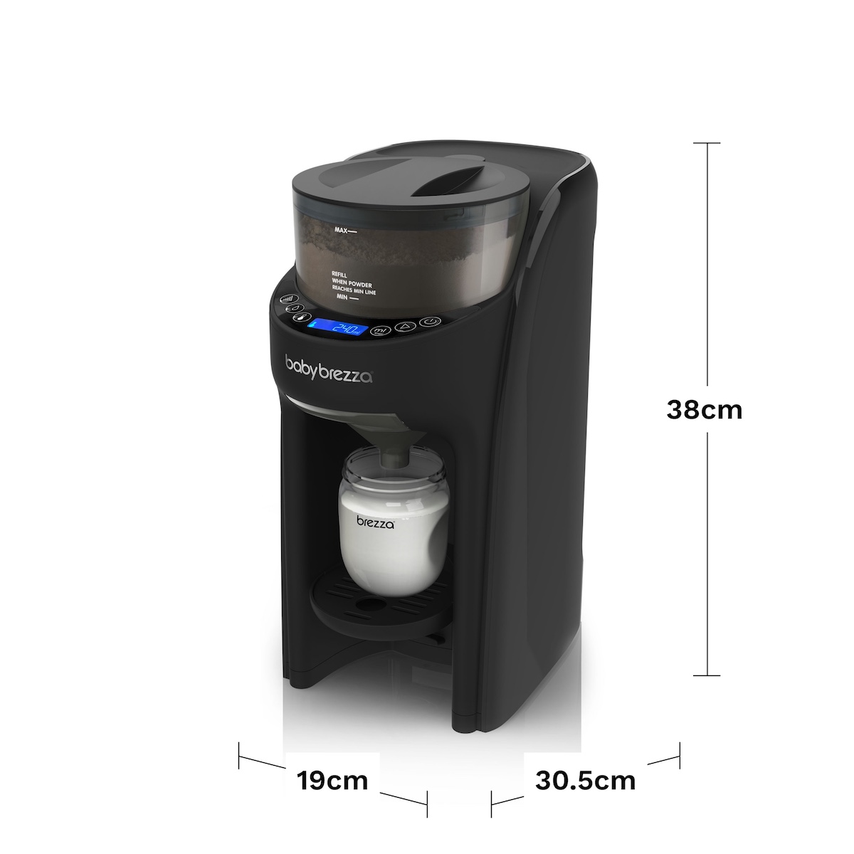 Préparateur de biberons automatique Formula Pro Advanced Baby Brezza All Black