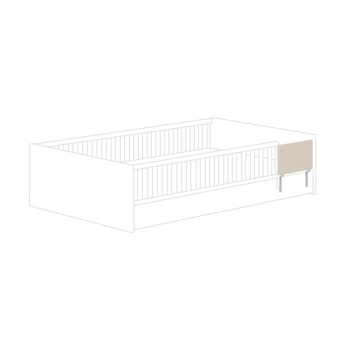 Protection antichute LITTLE FLO Paidi Beige cashmere