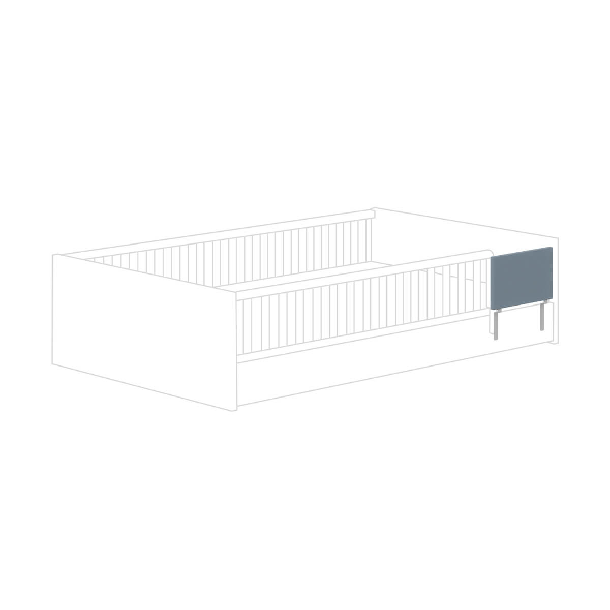 Protection antichute LITTLE FLO Paidi Bleu mat