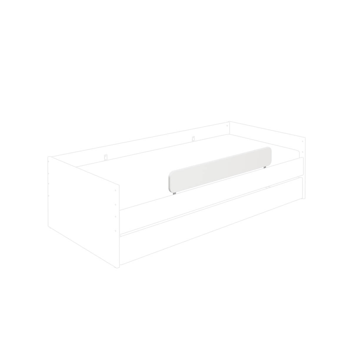 Protection side for cabin bed 112x2,2x15,6cm LOVELY ALIV Yuny by Paidi off-white
