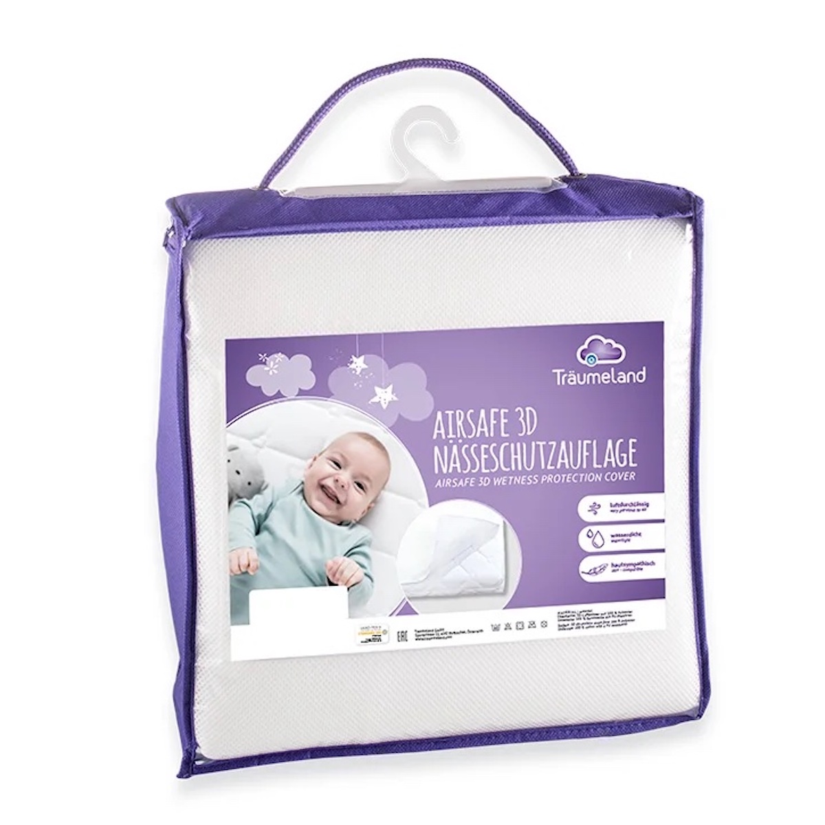 Protège-matelas 70x140cm AIRSAFE 3D Traumeland