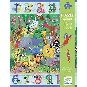 Puzzle 1 à 10 Jungle Djeco
