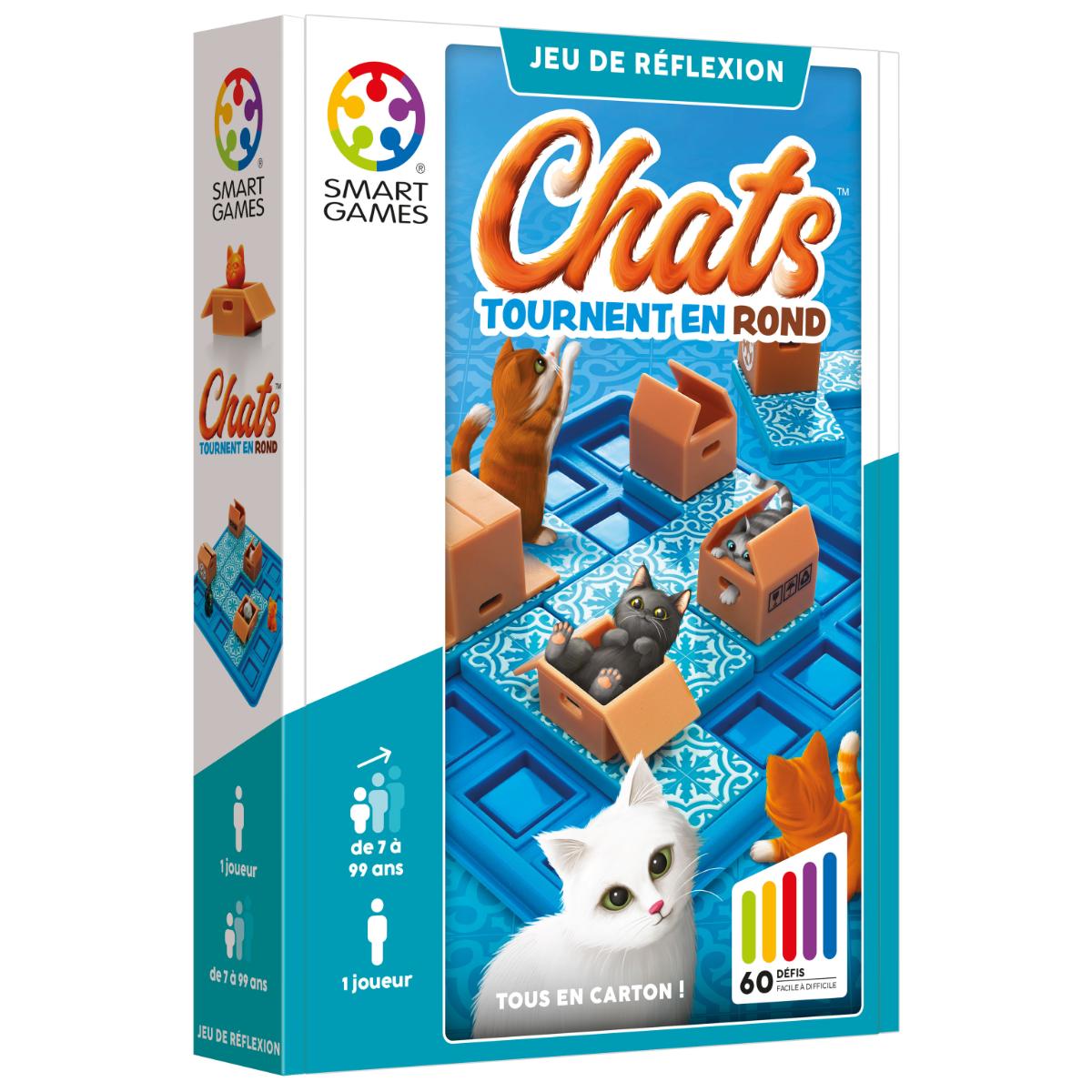 Puzzle 1 joueur COMPACT Chats et Boîtes Smartgames