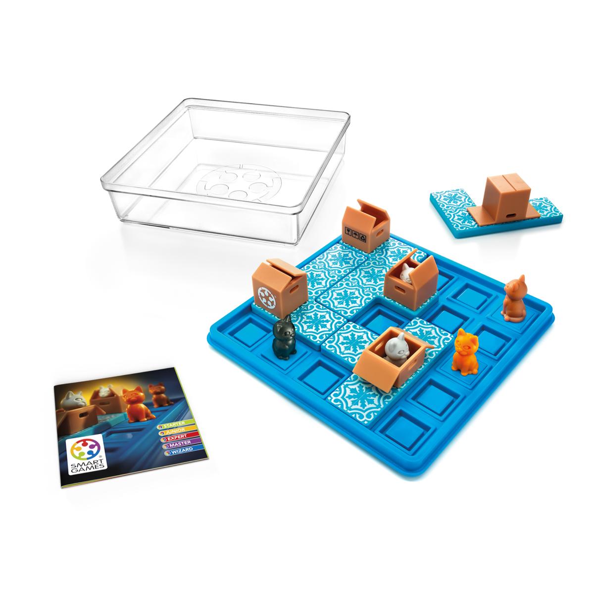 Puzzle 1 joueur COMPACT Chats et Boîtes Smartgames