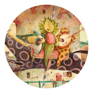 Puzzle 100pcs Wonderful ride Djeco