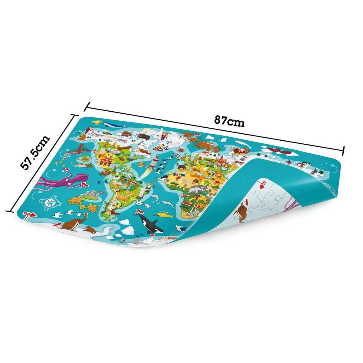 Puzzle 2-in-1 WORLD TOUR Hape