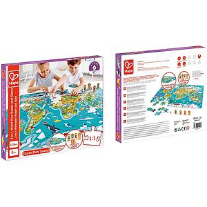 Puzzle 2-in-1 WORLD TOUR Hape