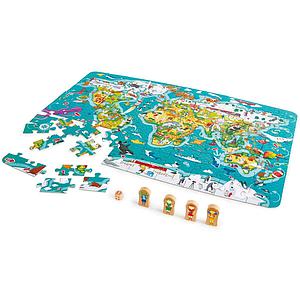 Puzzle 2-in-1 WORLD TOUR Hape